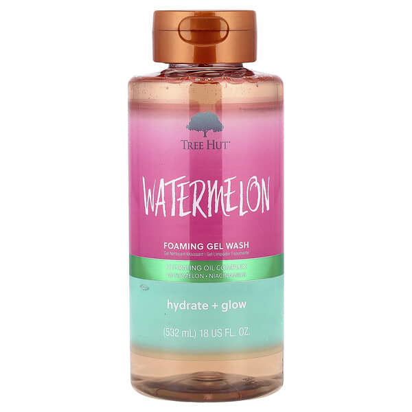 Tree Hut, 포밍 젤 워시, 수박, 532ml(18fl oz)