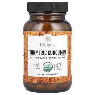 Truvani, Curcumine de curcuma, 90 comprimés