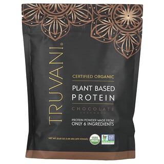 Truvani, Proteína de origen vegetal, Chocolate, 670 g (1,48 lb)