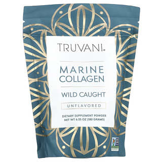 Truvani, Collagène marin sauvage pêché à l'état sauvage, Non aromatisé, 180 g