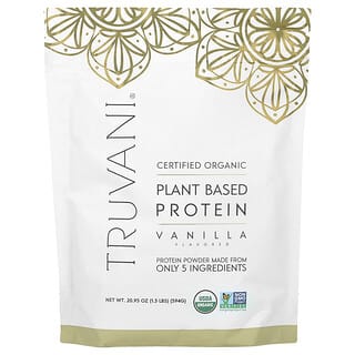 Truvani, Plant Based Protein, Vanilla, 1.3 lbs (594 g)