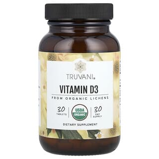 Truvani, Vitamina D3, 30 Comprimidos