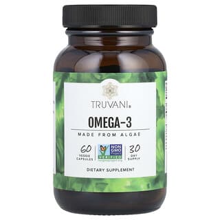 Truvani, Omega-3, 60 Veggie Capsules