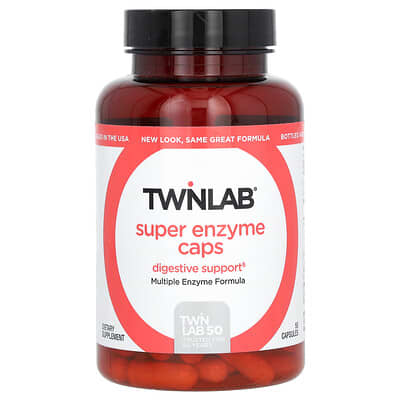 Twinlab, Super Enzyme Capsules, 50 Capsules