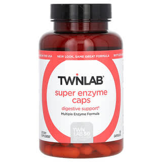 Twinlab, スーパー酵素キャップス、 50カプセル