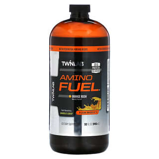Twinlab, Carburant aminé, Orange Rush, 946 ml