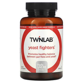 Twinlab, Yeast Fighters, 75 Capsules