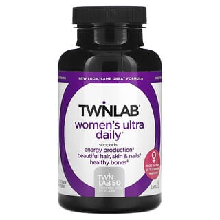 Twinlab, Ultra Daily para mujeres`` 120 cápsulas