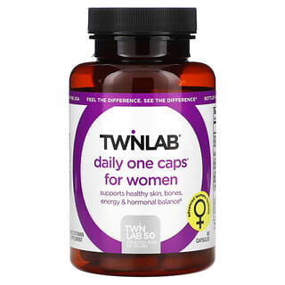 Twinlab, 女性用デイリーワンカプセル、60粒