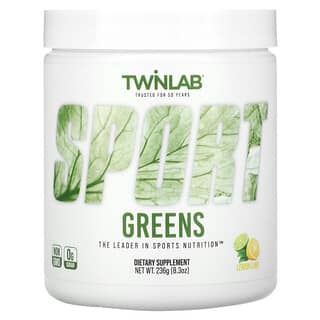 Twinlab, Sport Greens, Citron vert, 236 g