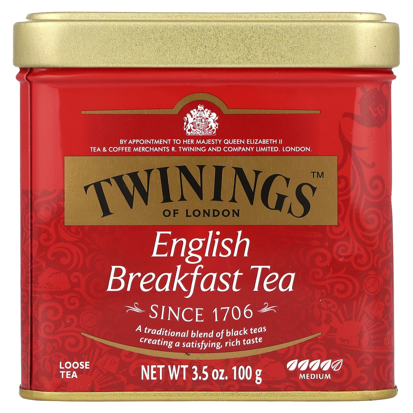 English Breakfast Loose Tea, 3.5 oz (100 g)
