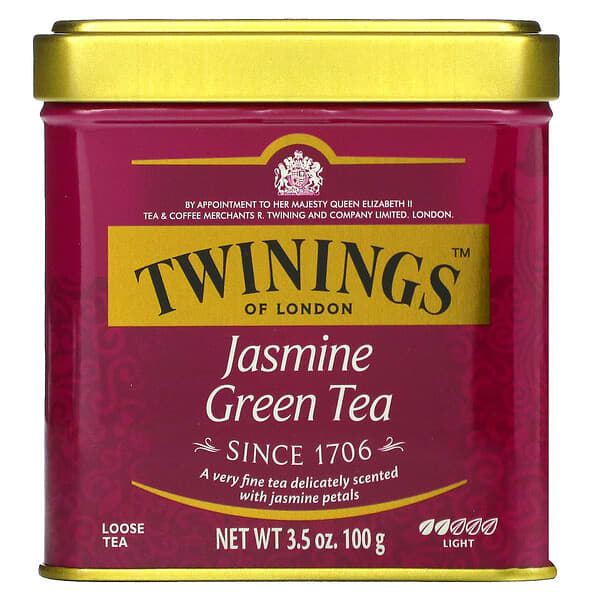 Twinings, Jasmine Green Loose Tea, 3.53 oz (100 g)