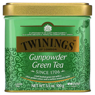 Twinings, Gunpowder Green Loose Tea, Light, 3.53 oz (100 g)
