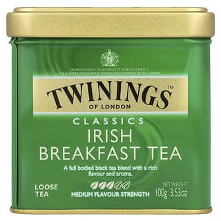 Twinings, Productos clásicos, Té Irish Breakfast en hebras, 100 g (3,53 oz)