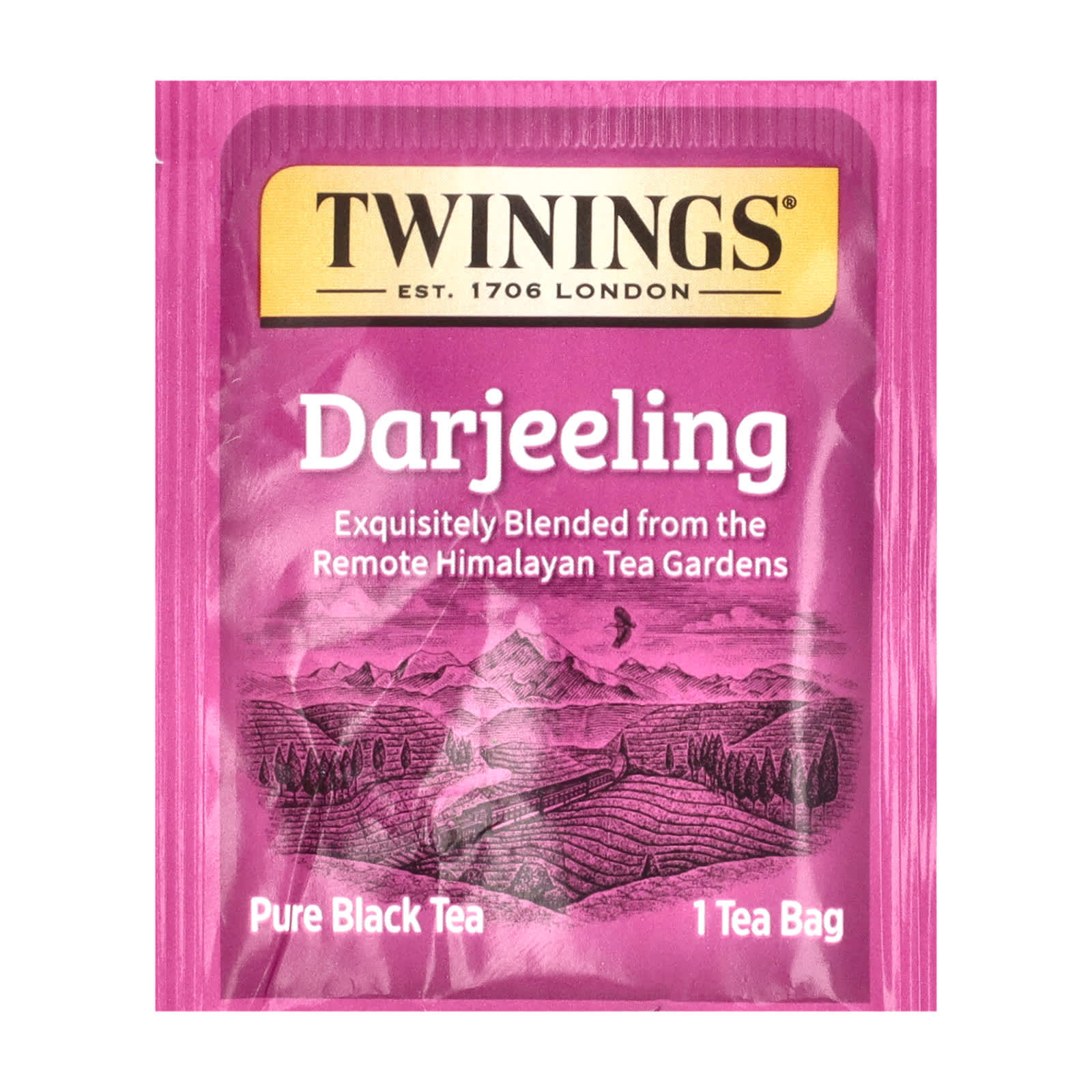 Twinings Pure Black Tea Darjeeling 50 Tea Bags 3 53 Oz 100 G