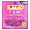 Thé noir pur, Darjeeling, 50 sachets de thé, 100 g