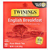 Thé noir pur, English Breakfast, 50 sachets de thé, 100 g