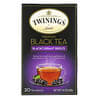 Twinings, ชาดำพรีเมี่ยม รสแบล็กเคอร์แรนท์บรีซ บรรจุ 20 ถุงชา ขนาด 1.41 ออนซ์ (40 ก.)