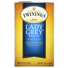 Twinings, Lady Grey Black Tea, 20 Tea Bags, 1.41 oz (40 g)