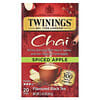 Black Tea, Chai, Spiced Apple, 20 Tea Bags, 1.41 oz (40 g)