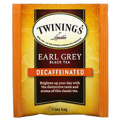 Twinings, 格雷伯爵紅茶，脫因，20 茶包，1.23 盎司（35 克）