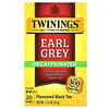 Thé noir aromatisé Earl Grey décaféiné, 20 sachets de thé, 35 g