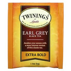 Twinings, Black Tea, Earl Grey, Extra Bold, 20 Tea Bags , 1.41 oz (40 g)