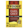 Black Tea, Schwarztee, Earl Grey, extra stark, 20 Teebeutel, 40 g (1,41 oz.)