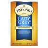 Twinings, תה שחור Lady Grey, נטול קפאין, 20 שקיקי תה, 40 גרם (1.41 אונקיות)