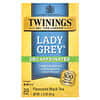 Lady Grey, черный чай, без кофеина, 20 чайных пакетиков, 40 г (1,41 унции)