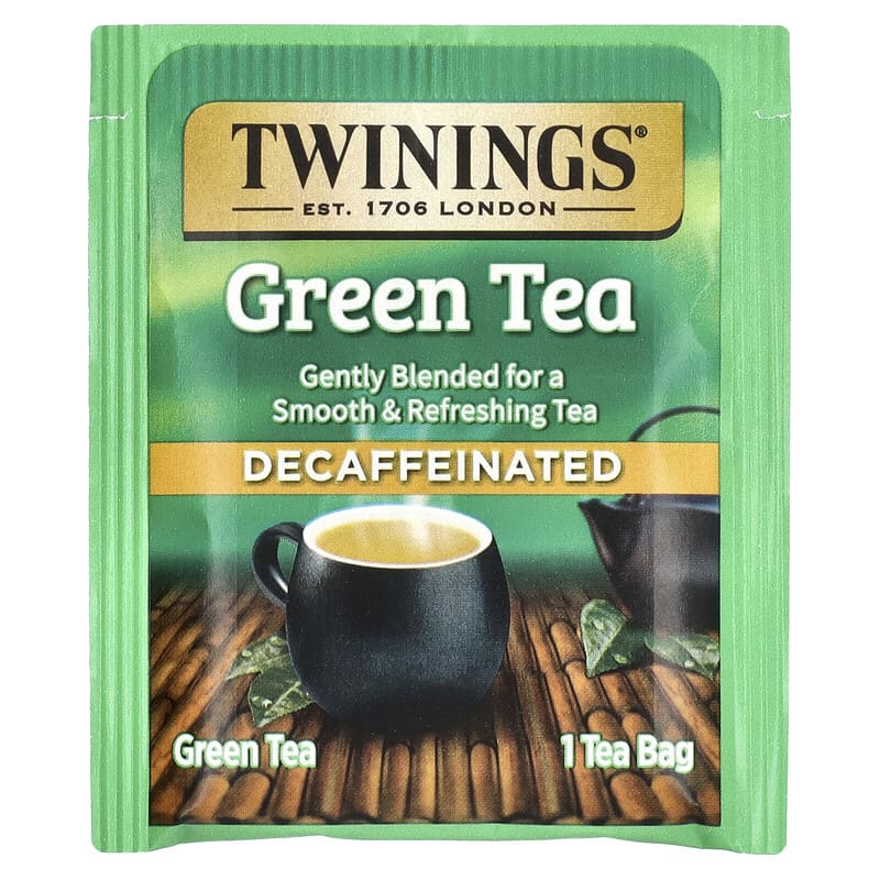 Green Tea, Decaffeinated, 20 Tea Bags, 1.41 oz (40 g)