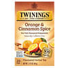 Herbal Tea, Orange & Cinnamon Spice, Caffeine Free, 20 Tea Bags, 1.41 oz (40 g)