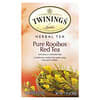 Twinings, Té de hierbas, Té rojo rooibos puro, Sin cafeína`` 20 bolsitas de té, 40 g (1,41 oz)