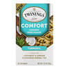 Comfort Herbal Tea, Turmeric, Coconut & Ginger, Caffeine Free, 18 Tea Bags, 1.27 oz (36 g)
