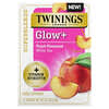 Superblends, Glow+, White Tea, Peach, 16 Tea Bags, 1.02 oz (29 g)