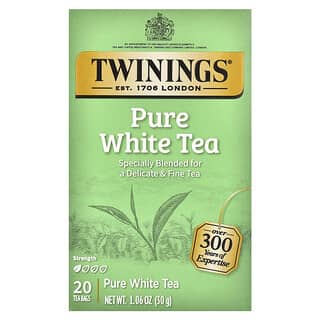 Twinings, Чистый белый чай, 20 чайных пакетиков, 30 г (1,06 унции)