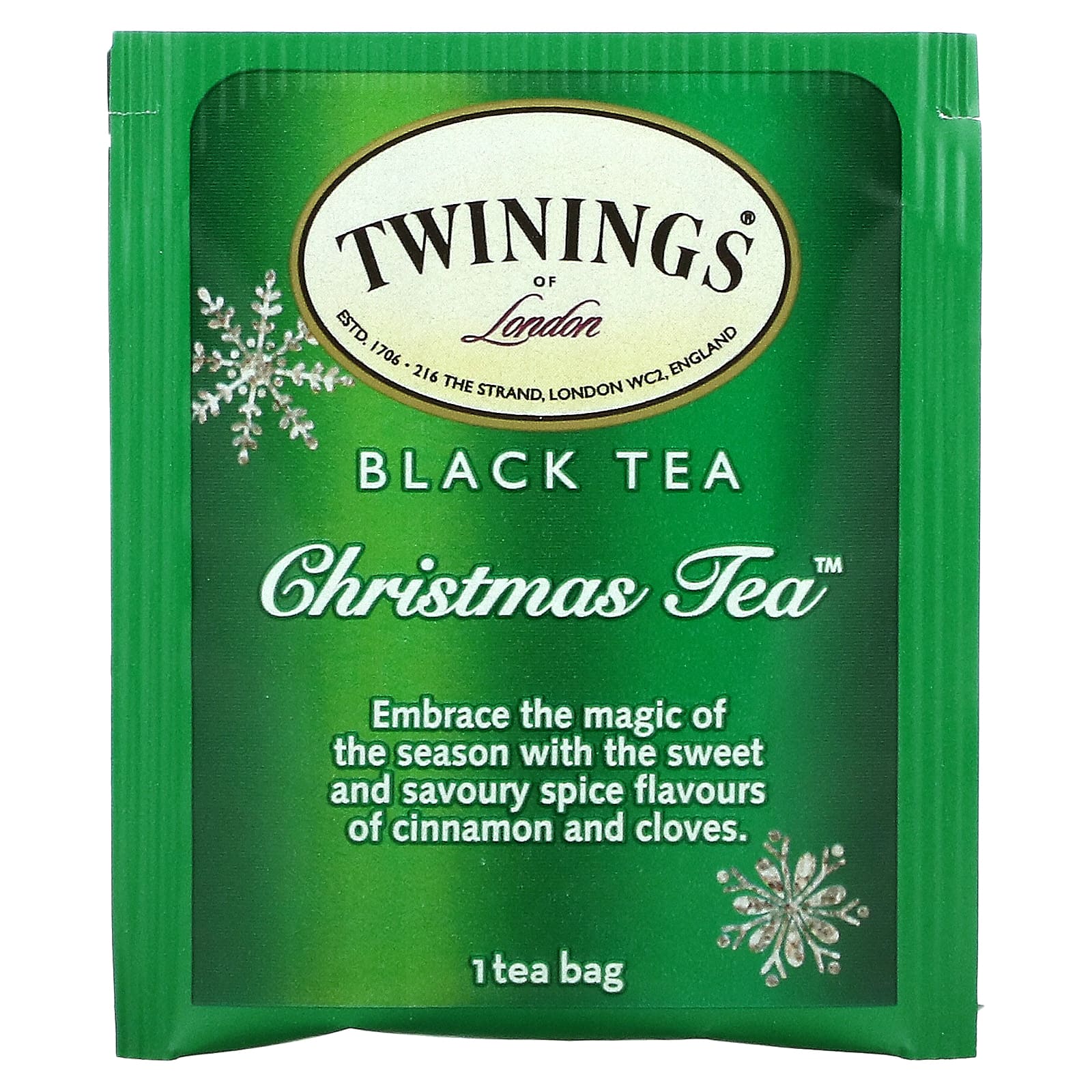 Twinings 紅茶 Christmas Tea クリスマスティー ティーバッグ個 40g 1 41オンス