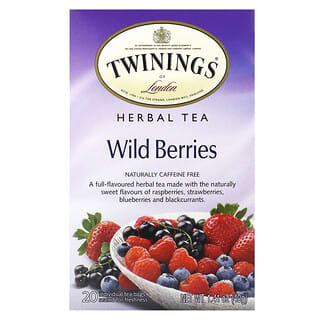 Twinings, Chá de Ervas, Frutos Silvestres, Sem Cafeína, 20 Saquinhos de Chá, 40 g (1,41 oz)