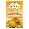 Twinings, Tisane, Honeybush, Mandarine & Orange, Naturellement Sans Caféine, 20 Sachets Individuels, 1,41 oz (40 g)