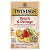 Twinings, Flavored Herbal Tea, Kräutertee mit Pfirsich- und Orangengeschmack, koffeinfrei, 20 Teebeutel, 50 g (1,76 oz.)