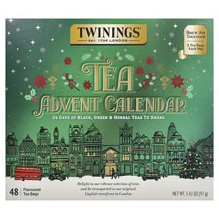 Twinings, Tea Advent Calendar, 48 Tea Bags, 3.42 oz (97 g)