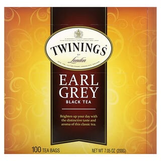 Twinings, Earl Grey Black Tea, 100 Tea Bags, 7.05 oz (200 g)