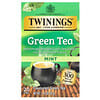 Зеленый чай, мята, 20 чайных пакетиков, 40 г (1,41 унции)