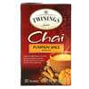 Chai Black Tea, Pumpkin Spice, 20 Tea Bags, 1.41 oz (40 g)
