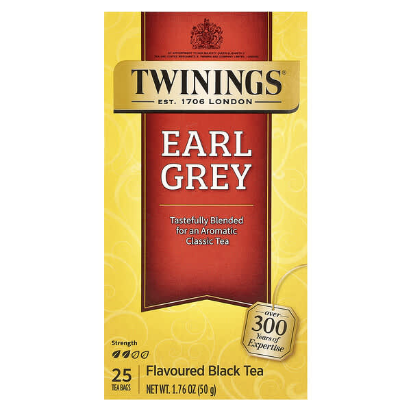 Twinings, 經典伯爵茶，25茶包，1.76盎司（50克）