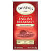 Pure Black Tea, English Breakfast, Decaffeinated, 25 Tea Bags, 1.76 oz (50 g)