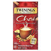 Flavored Black Tea, Chai, 25 Tea Bags, 1.76 oz (50 g)