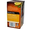 Органический черный чай, Earl Grey, 20 пакетиков, 1,27 унции (36 г)