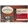 Organic Black Tea, Chai, 20 Tea Bags, 1.41 oz (40 g)