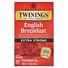 Thé noir pur, English Breakfast, Extrapuissant, 20 sachets de thé, 50 g